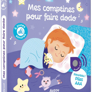 concept-store-idees-et-saveurs-Mes premiers sonores - mes comptines pour faire dodo - Auzou