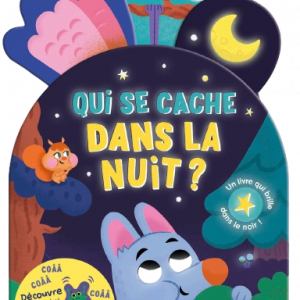 concept-store-idees-et-saveurs-Mon coucou sonores - qui se cache dans la nuit phosphorescent - Auzou