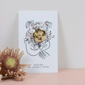 concept-store-idees-et-saveurs-Pin’s Bouton d'or en laiton - My lovely thing