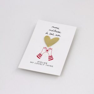 concept-store-idees-et-saveurs-Pin's Coeur En Laiton - Merci Maîtresse-My lovely thing
