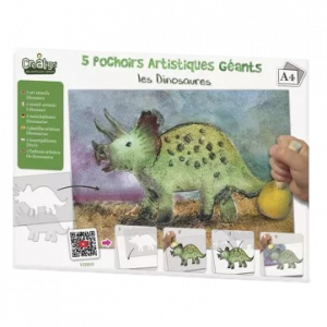 concept-store-idees-et-saveurs-Pochoirs artistiques géants - Les dinosaures