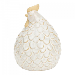 concept-store-idees-et-saveurs-Poule-blanche-décorative-en-céramique