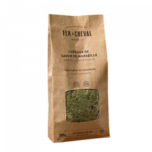 concept-store-idees-et-saveurs-Savon de Marseille Pur Olive en Copeaux – Fer à cheval