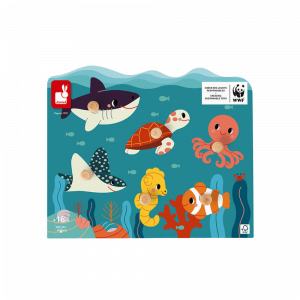 concept-store-idees-et-saveurs-puzzle-a-tenons-en-bois-animaux-marins-partenariat-wwf JANOD